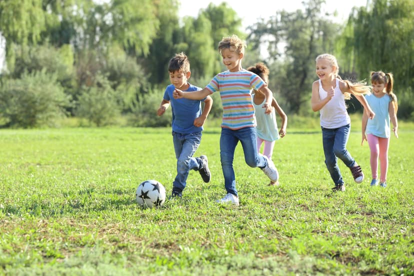 Kids Playing Soccer